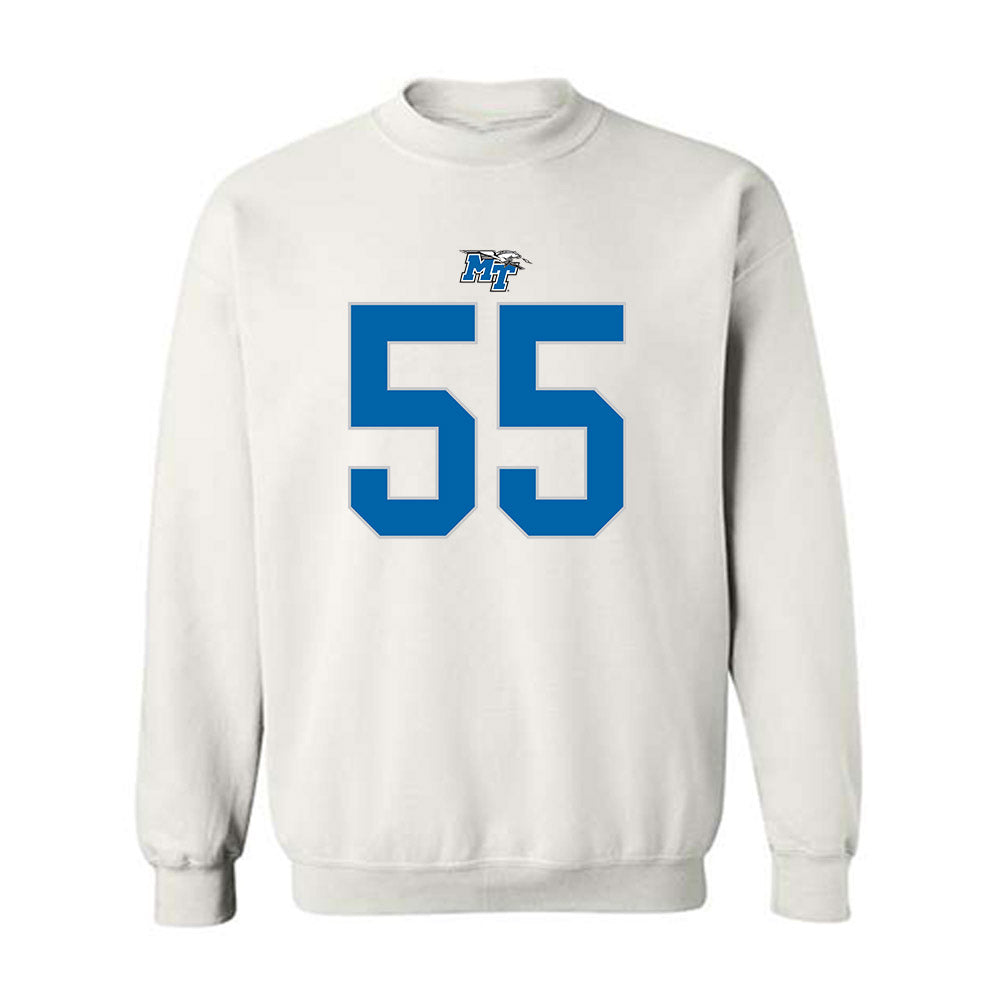 MTSU - NCAA Football : Adrian Crespin - Replica Shersey Crewneck Sweatshirt-0