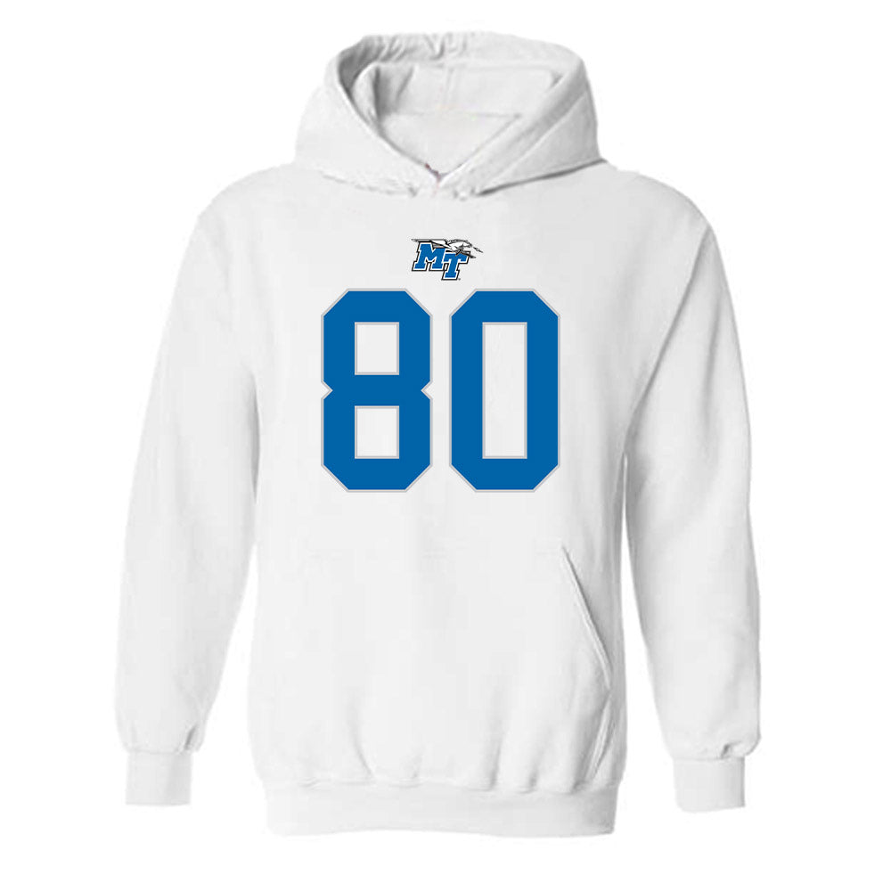 MTSU - NCAA Football : Zaidyn Moore - Replica Shersey Hooded Sweatshirt-0