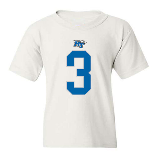 MTSU - NCAA Football : Cam Lacy - Replica Shersey Youth T-Shirt-0