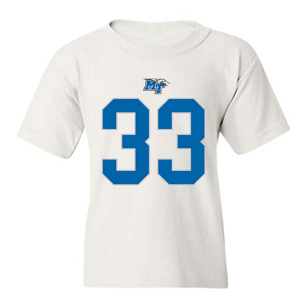 MTSU - NCAA Football : Brooklen Davis - Replica Shersey Youth T-Shirt-0