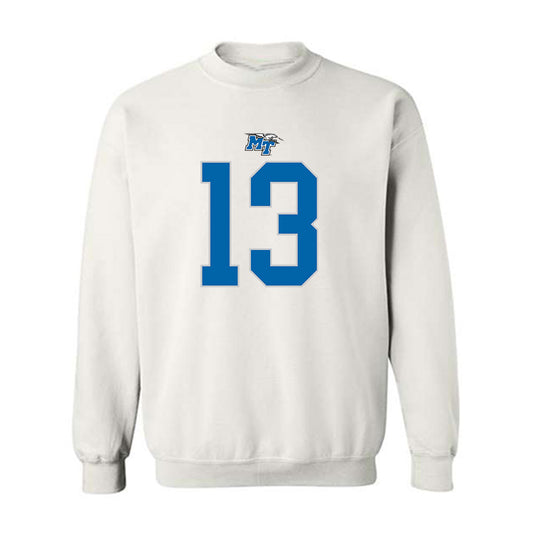 MTSU - NCAA Football : Ziyon Butler - Replica Shersey Crewneck Sweatshirt-0