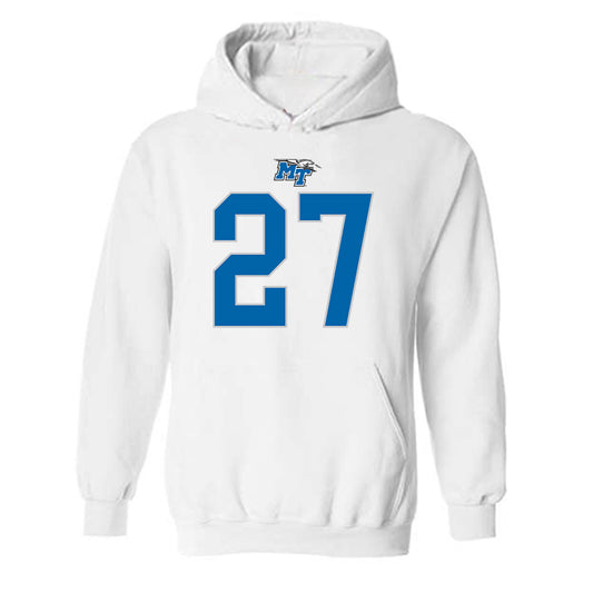 MTSU - NCAA Football : Jalen Jackson - Replica Shersey Hooded Sweatshirt-0