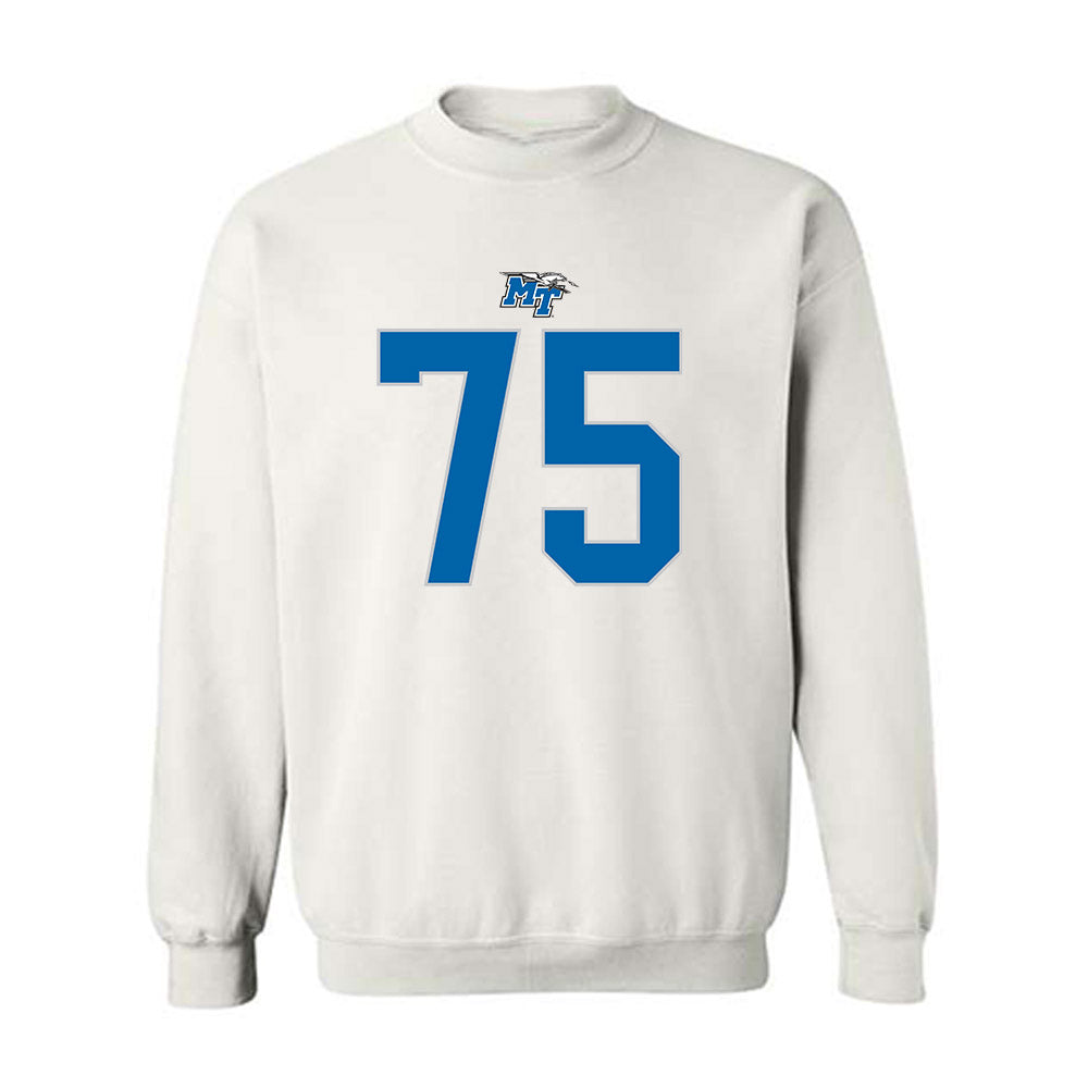 MTSU - NCAA Football : Reese Tripp - Replica Shersey Crewneck Sweatshirt-0