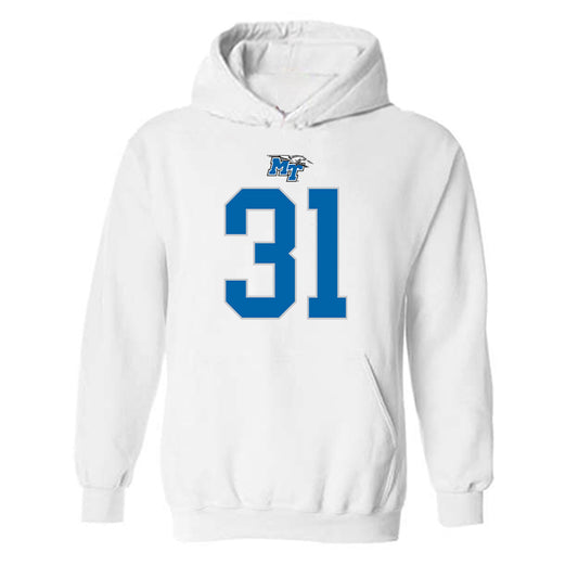 MTSU - NCAA Football : Mathias Malaki-Donaldson - Replica Shersey Hooded Sweatshirt-0