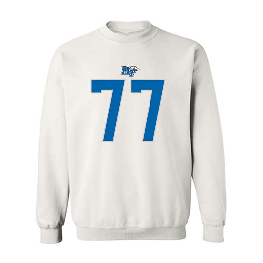 MTSU - NCAA Football : Diego Blattler - Replica Shersey Crewneck Sweatshirt-0
