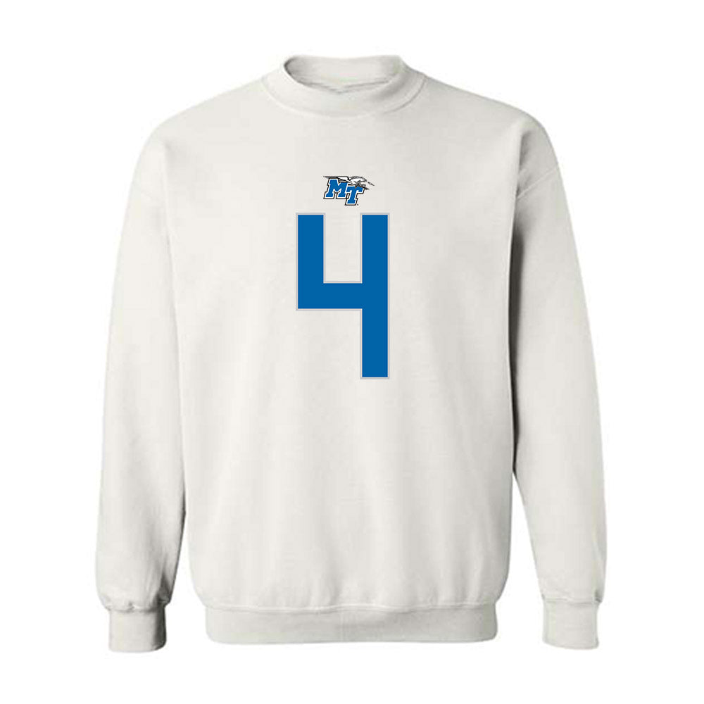 MTSU - NCAA Football : Tyree Patterson - Replica Shersey Crewneck Sweatshirt-0