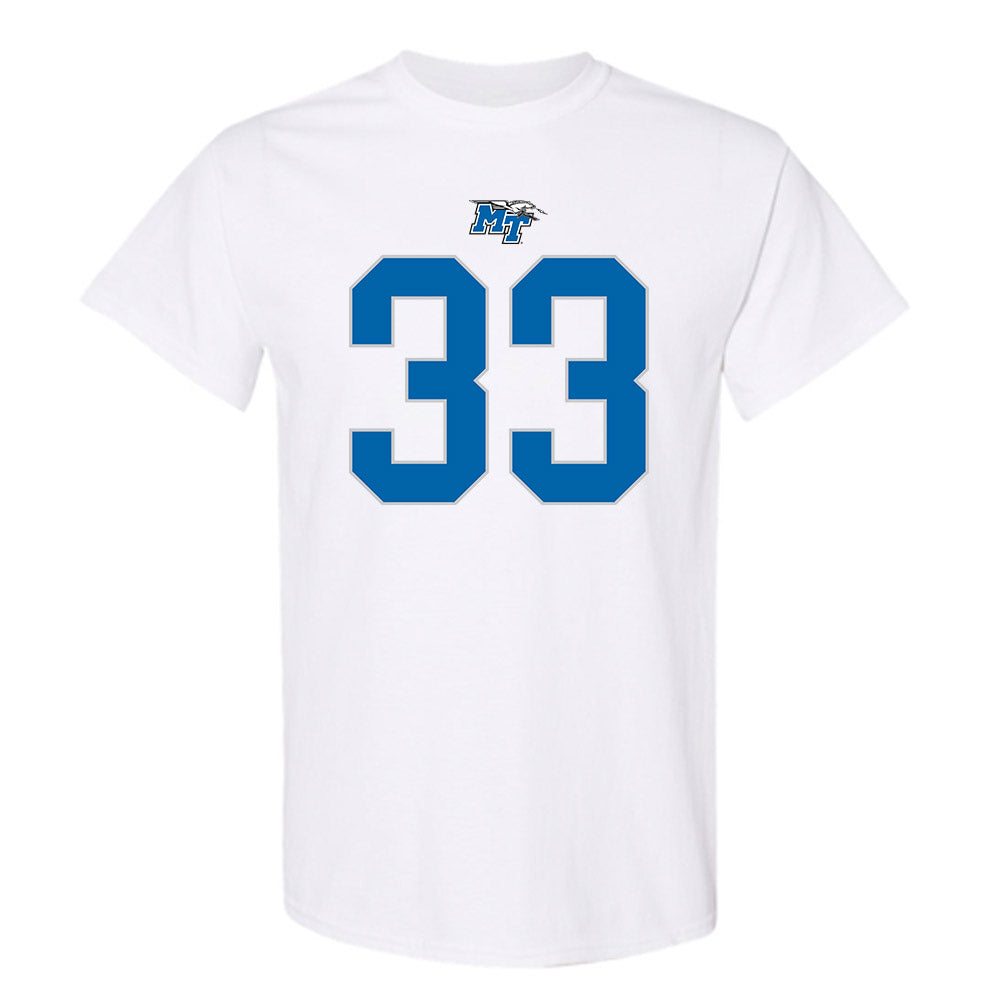 MTSU - NCAA Football : Brooklen Davis - Replica Shersey T-Shirt-0