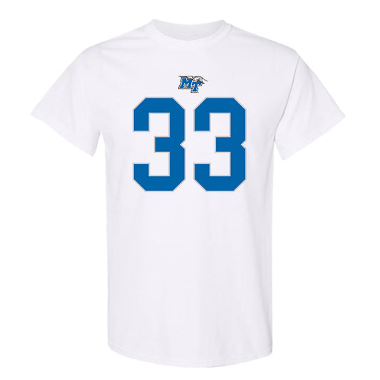 MTSU - NCAA Football : Brooklen Davis - Replica Shersey T-Shirt-0
