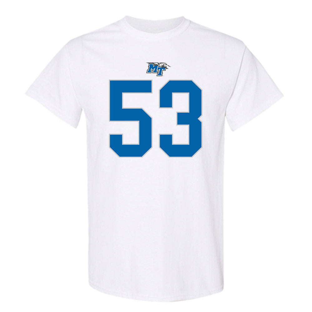 MTSU - NCAA Football : Braxton Lillis - Replica Shersey T-Shirt-0