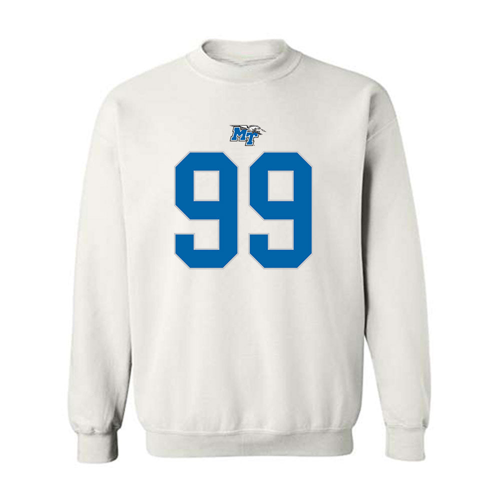 MTSU - NCAA Football : Archie Roseman V - Replica Shersey Crewneck Sweatshirt-0
