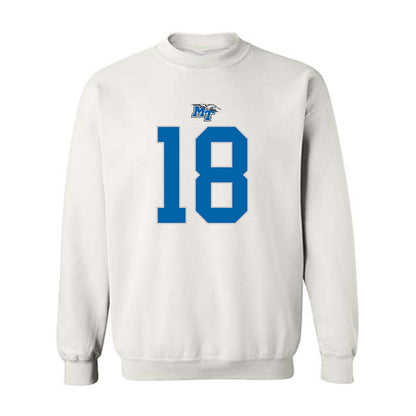 MTSU - NCAA Football : Kalen Woods - Replica Shersey Crewneck Sweatshirt-0