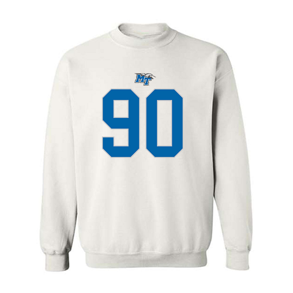 MTSU - NCAA Football : Justin Bodford - Replica Shersey Crewneck Sweatshirt-0