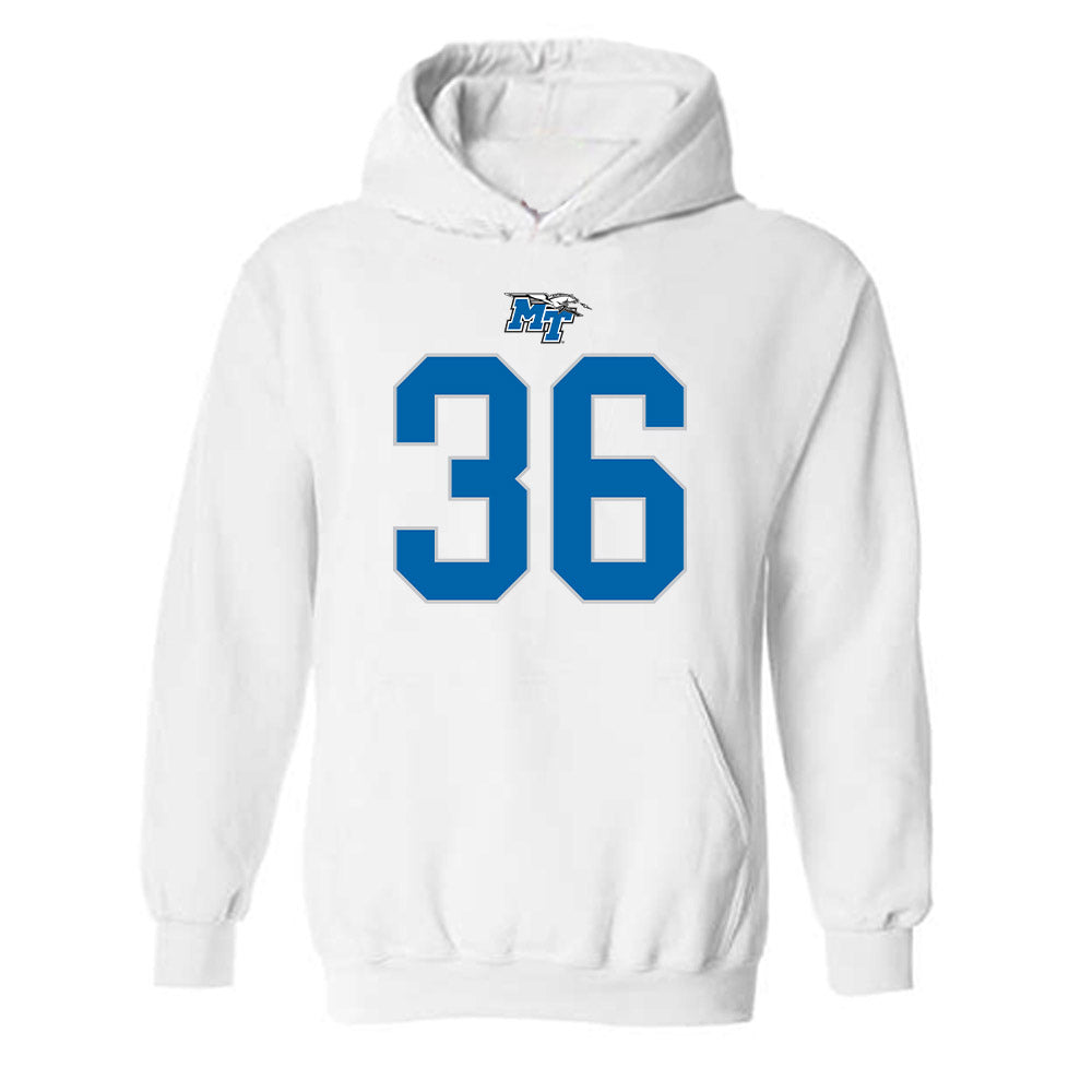 MTSU - NCAA Football : Christopher Ragans - Replica Shersey Hooded Sweatshirt-0