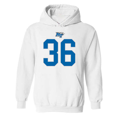 MTSU - NCAA Football : Christopher Ragans - Replica Shersey Hooded Sweatshirt-0
