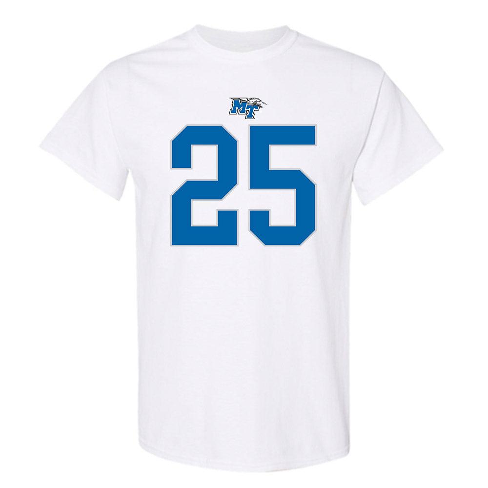 MTSU - NCAA Football : Ethan Sherman - Replica Shersey T-Shirt-0