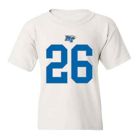 MTSU - NCAA Football : Korey Smith - Replica Shersey Youth T-Shirt-0