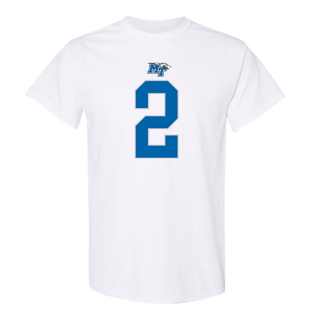 MTSU - NCAA Football : Jackson Lowe - Replica Shersey T-Shirt-0