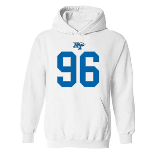 MTSU - NCAA Football : Christien Moreau - Replica Shersey Hooded Sweatshirt-0