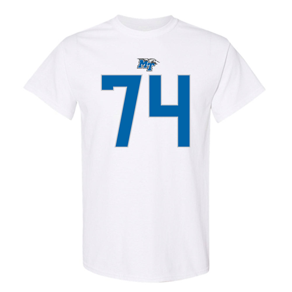 MTSU - NCAA Football : Jonathan Waller - Replica Shersey T-Shirt-0
