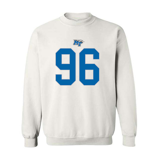 MTSU - NCAA Football : Christien Moreau - Replica Shersey Crewneck Sweatshirt-0