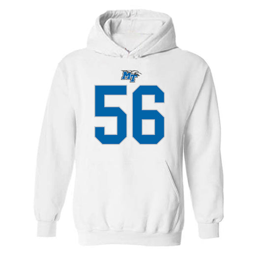 MTSU - NCAA Football : Ean Matusek - Replica Shersey Hooded Sweatshirt-0
