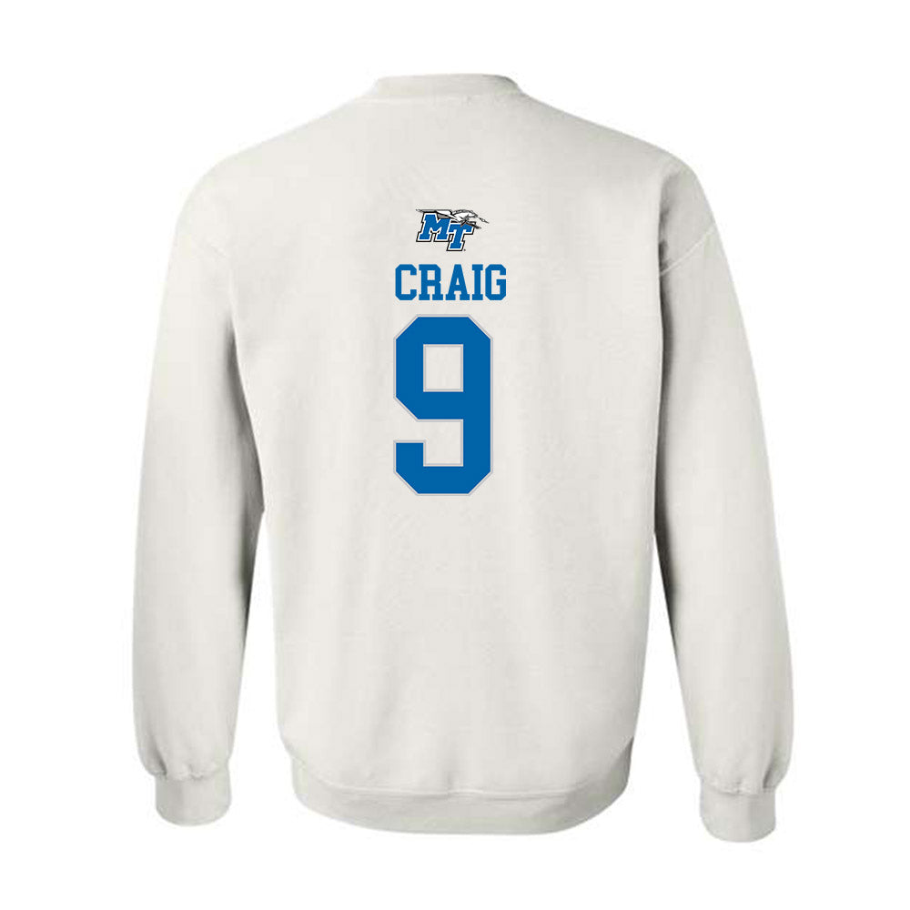 MTSU - NCAA Women's Soccer : Alli Craig - Replica Shersey Crewneck Sweatshirt-1