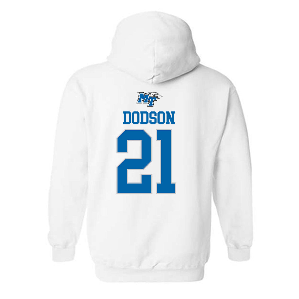 MTSU - NCAA Women's Soccer : Taylor Dodson - Replica Shersey Hooded Sweatshirt-1