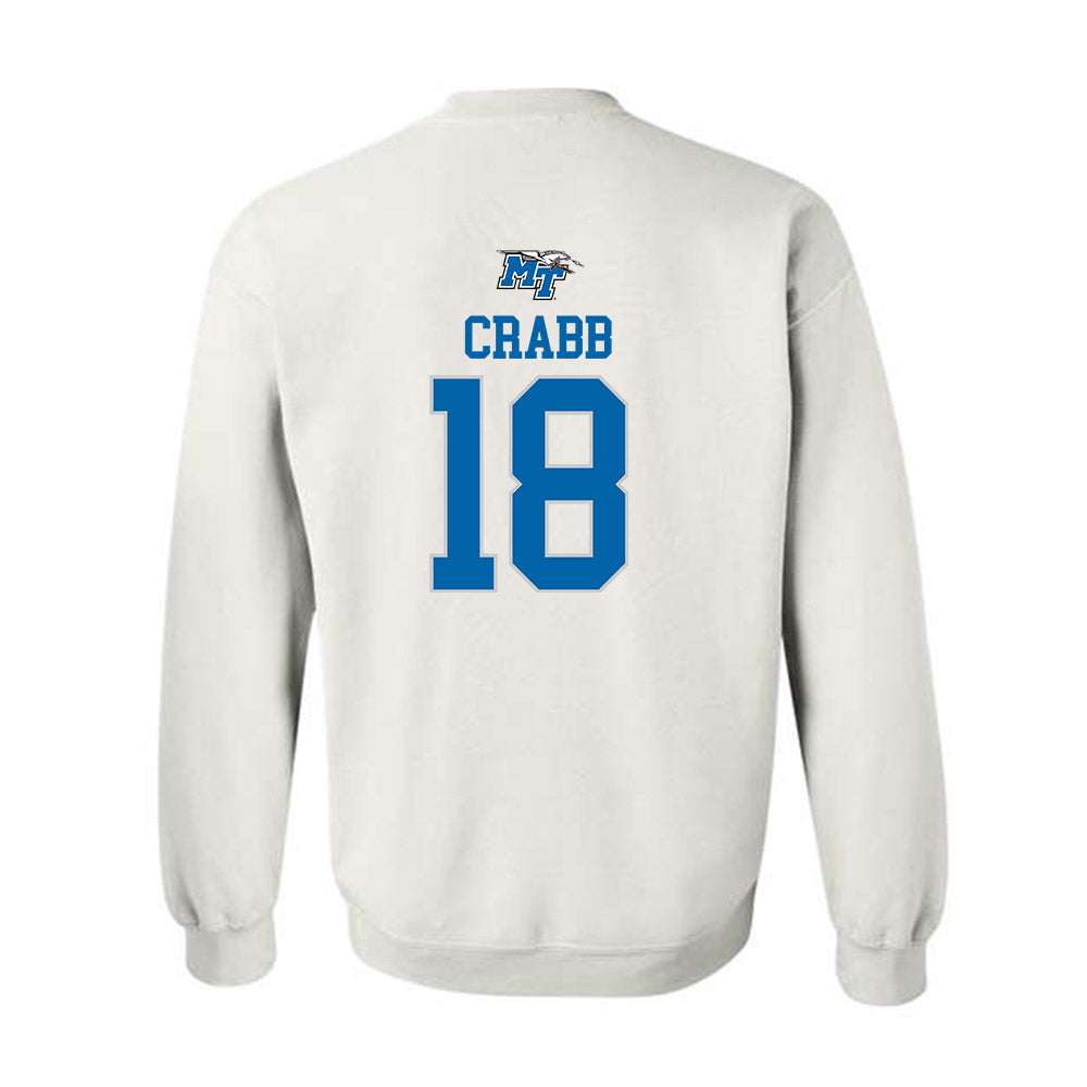 MTSU - NCAA Women's Soccer : Hailey Crabb - Replica Shersey Crewneck Sweatshirt-1