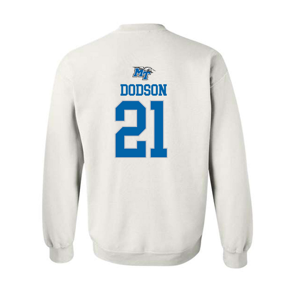 MTSU - NCAA Women's Soccer : Taylor Dodson - Replica Shersey Crewneck Sweatshirt-1