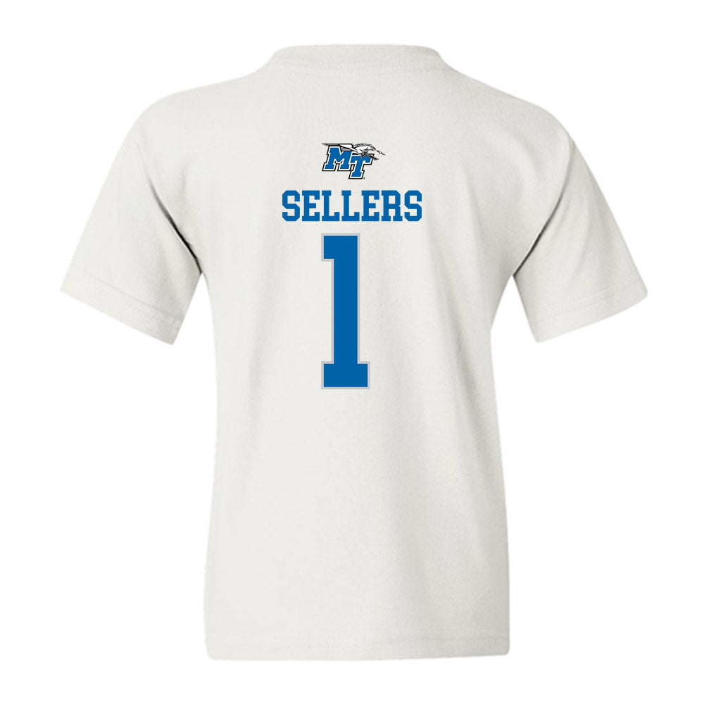 MTSU - NCAA Women's Soccer : Ella Sellers - Replica Shersey Youth T-Shirt-1