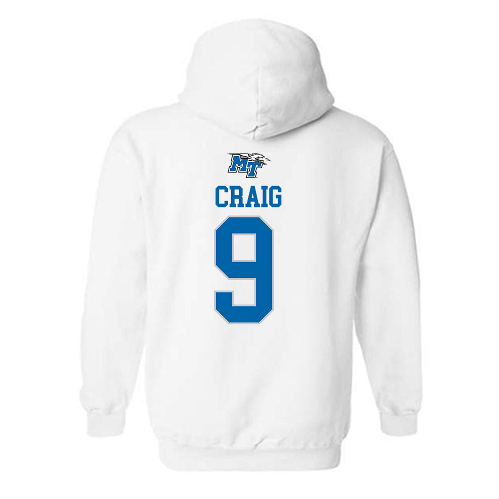 MTSU - NCAA Women's Soccer : Alli Craig - Replica Shersey Hooded Sweatshirt-1