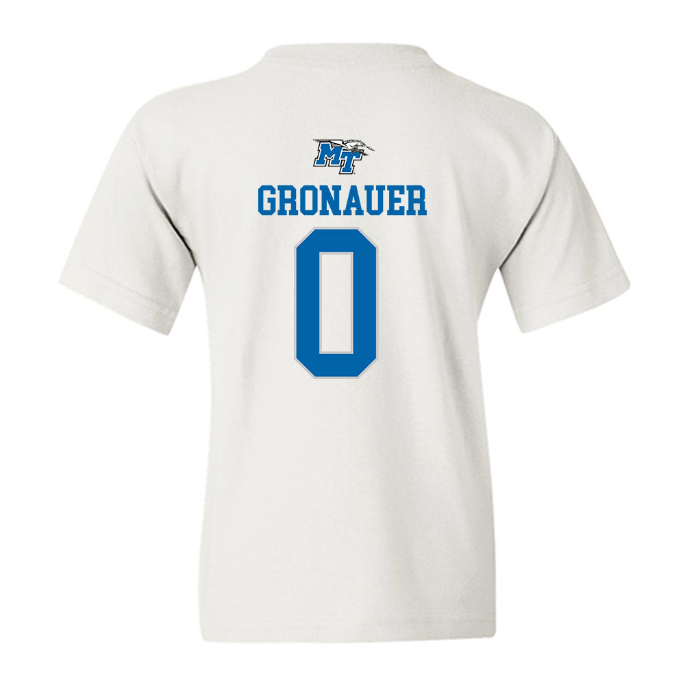 MTSU - NCAA Women's Soccer : Demi Gronauer - Replica Shersey Youth T-Shirt-1