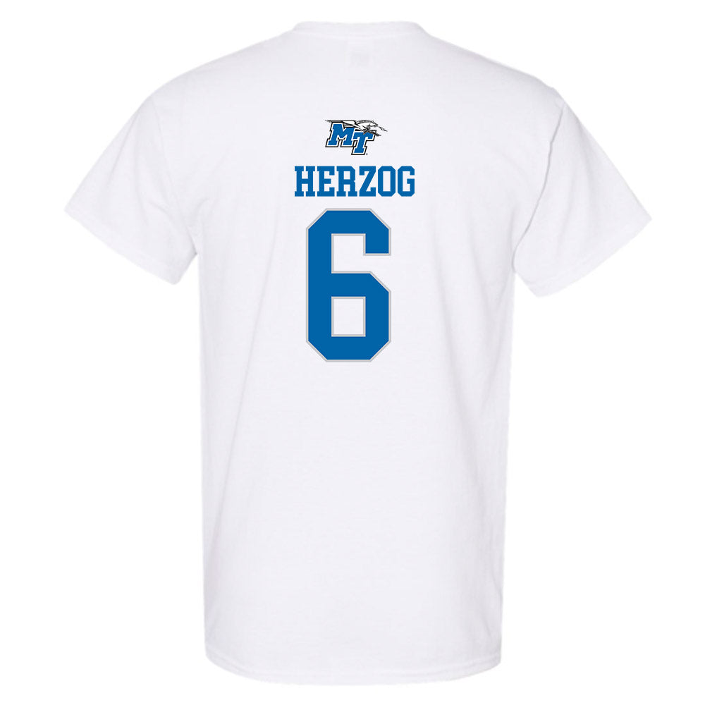 MTSU - NCAA Women's Soccer : Nev Herzog - Replica Shersey T-Shirt-1