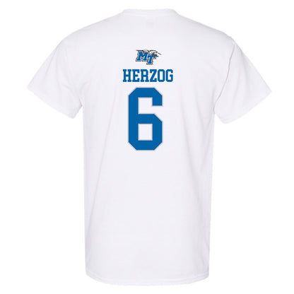 MTSU - NCAA Women's Soccer : Nev Herzog - Replica Shersey T-Shirt-1