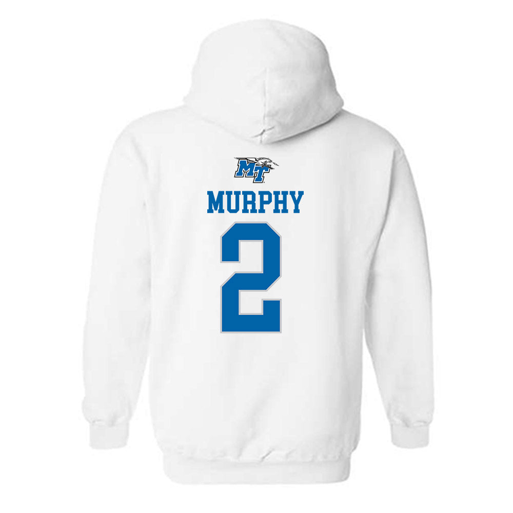 MTSU - NCAA Women's Soccer : Hannah Murphy - Replica Shersey Hooded Sweatshirt-1
