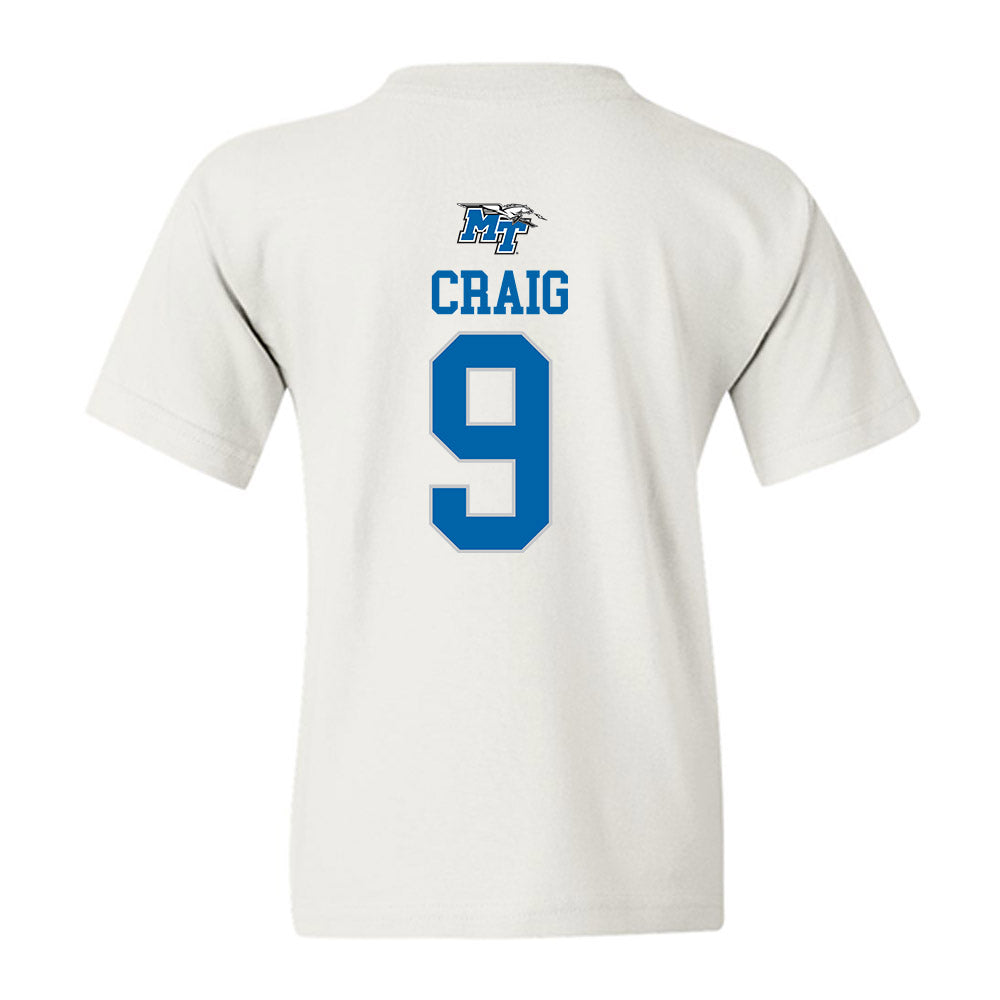 MTSU - NCAA Women's Soccer : Alli Craig - Replica Shersey Youth T-Shirt-1