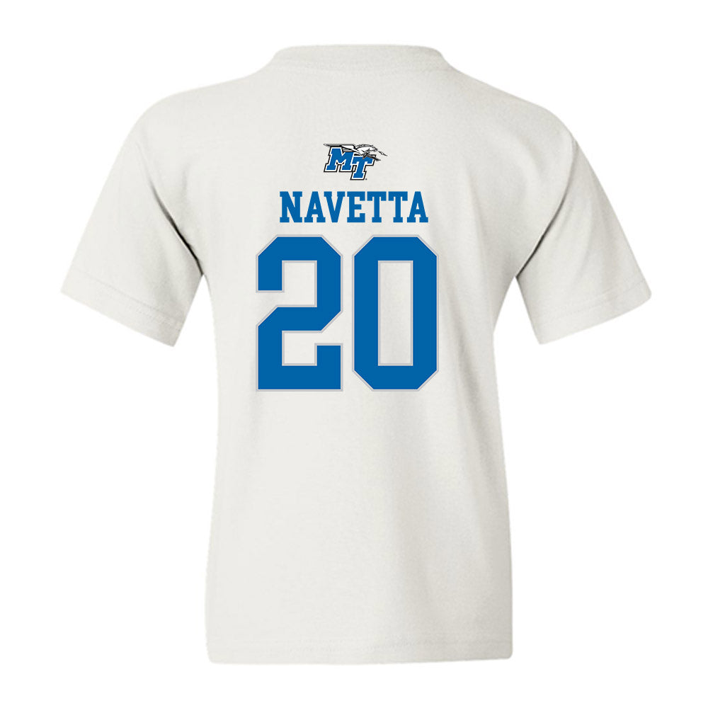 MTSU - NCAA Women's Soccer : Valentina Navetta - Replica Shersey Youth T-Shirt-1