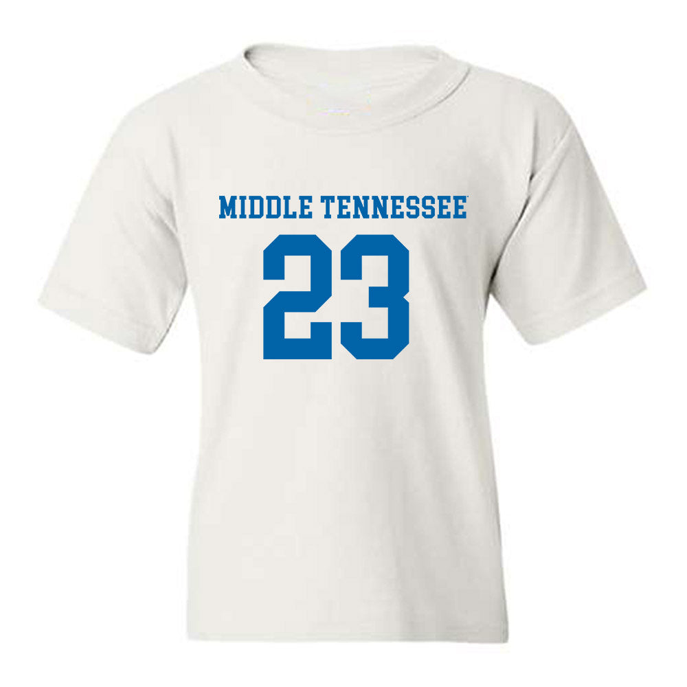 MTSU - NCAA Women's Soccer : Luiza Junior dos Santos - Replica Shersey Youth T-Shirt-0