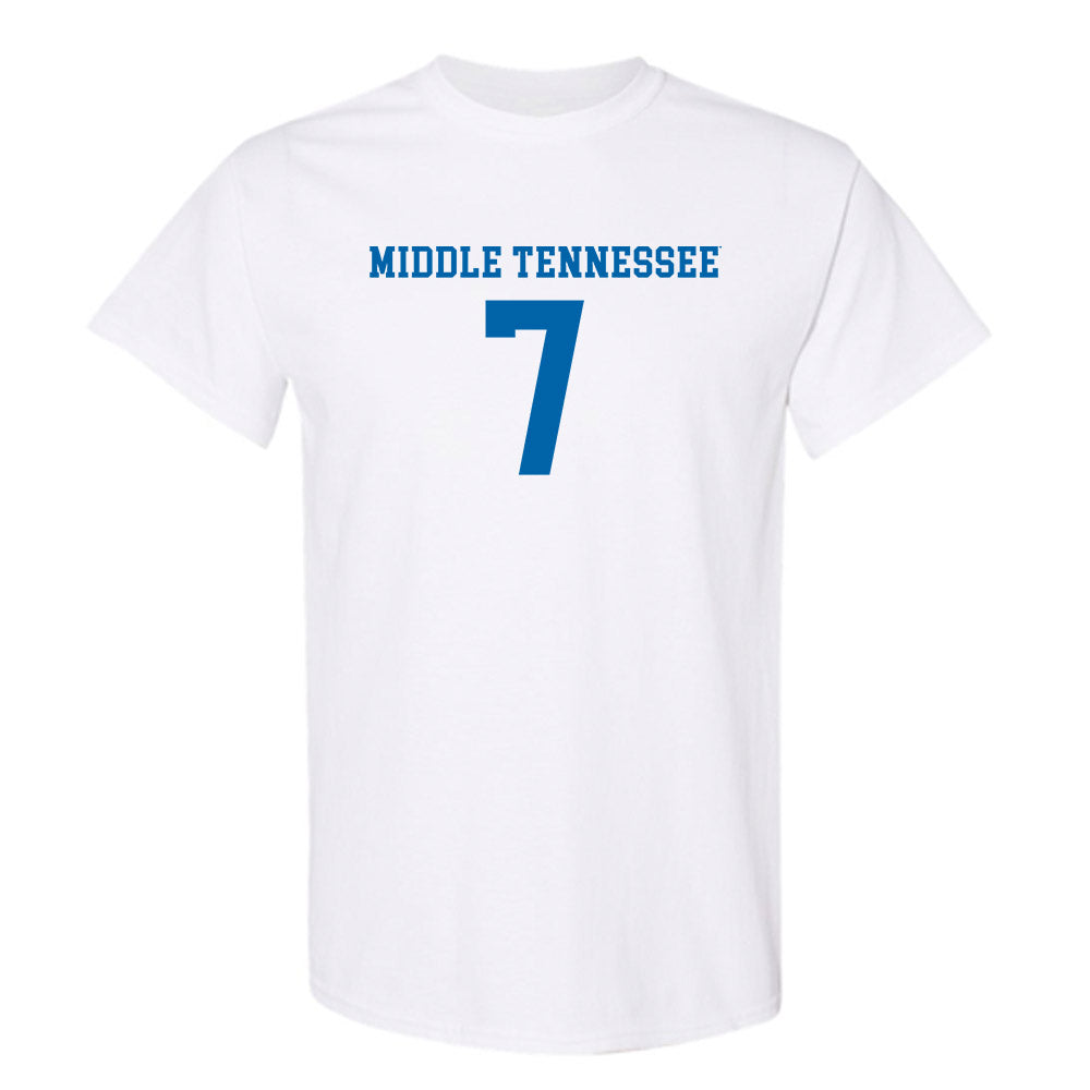 MTSU - NCAA Women's Soccer : Gracie Somerville - Replica Shersey T-Shirt-0