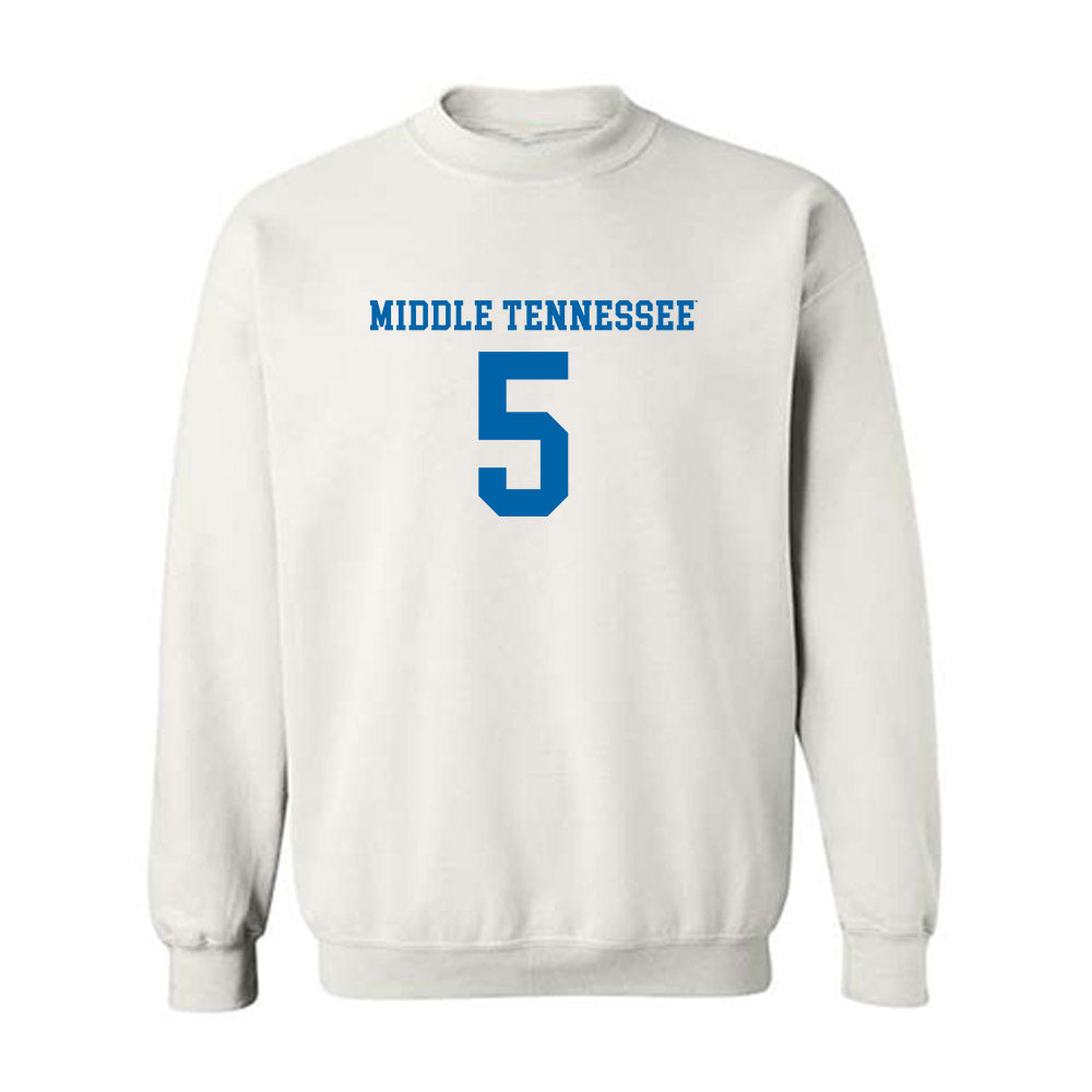 MTSU - NCAA Women's Soccer : Hailey Phillips - Replica Shersey Crewneck Sweatshirt-0