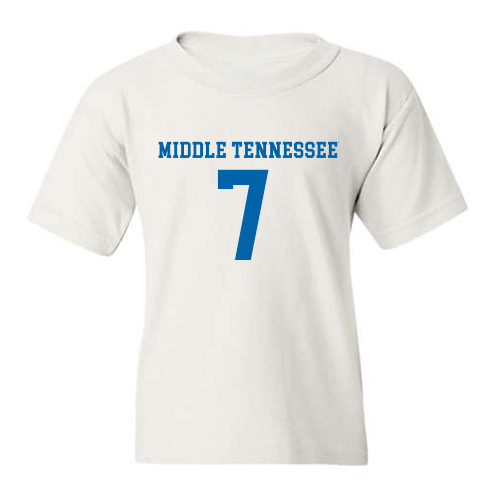 MTSU - NCAA Women's Soccer : Gracie Somerville - Replica Shersey Youth T-Shirt-0