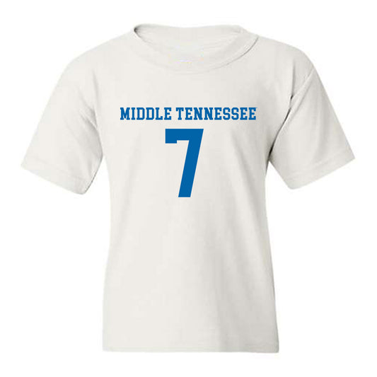 MTSU - NCAA Women's Soccer : Gracie Somerville - Replica Shersey Youth T-Shirt-0
