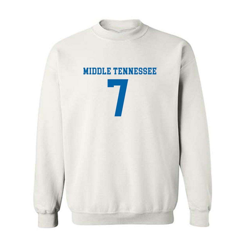 MTSU - NCAA Women's Soccer : Gracie Somerville - Replica Shersey Crewneck Sweatshirt-0