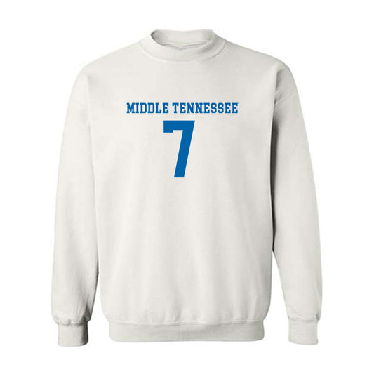 MTSU - NCAA Women's Soccer : Gracie Somerville - Replica Shersey Crewneck Sweatshirt-0