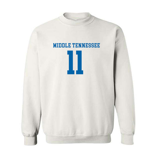 MTSU - NCAA Women's Soccer : Annamaria Benke - Replica Shersey Crewneck Sweatshirt-0