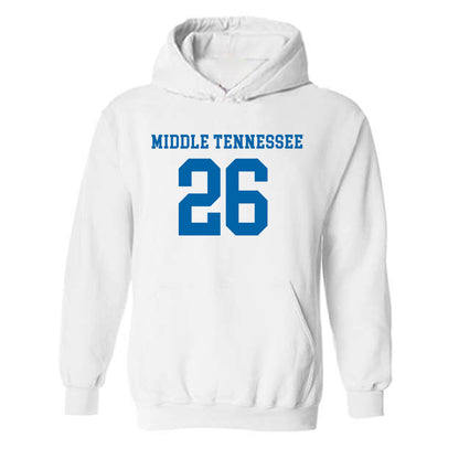 MTSU - NCAA Women's Soccer : Brynn Patterson - Replica Shersey Hooded Sweatshirt-0