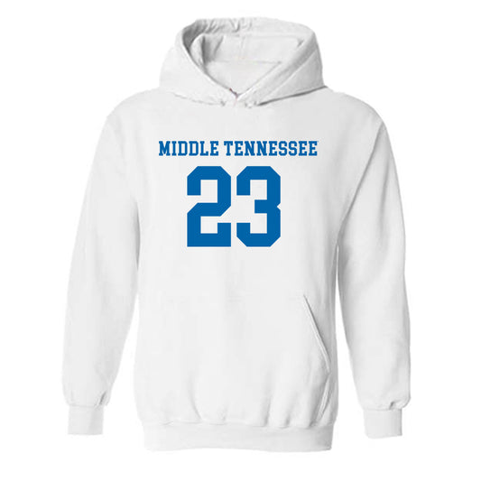 MTSU - NCAA Women's Soccer : Luiza Junior dos Santos - Replica Shersey Hooded Sweatshirt-0