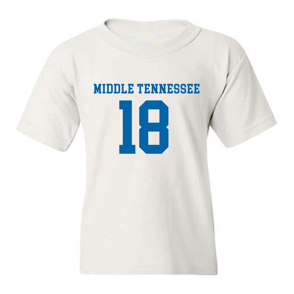 MTSU - NCAA Women's Soccer : Hailey Crabb - Replica Shersey Youth T-Shirt-0