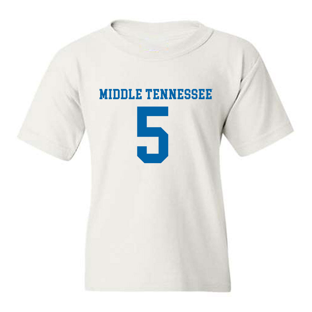 MTSU - NCAA Women's Soccer : Hailey Phillips - Replica Shersey Youth T-Shirt-0