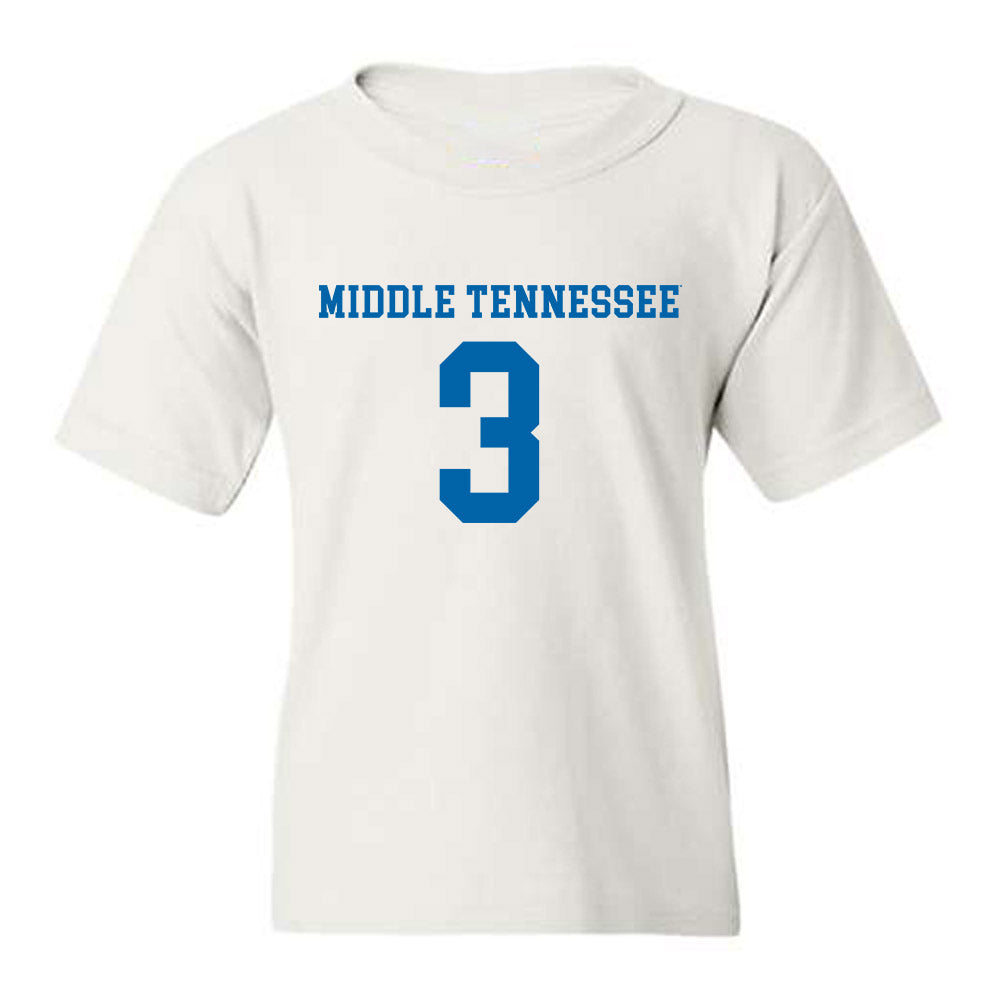 MTSU - NCAA Women's Soccer : Megan Carroll - Replica Shersey Youth T-Shirt-0